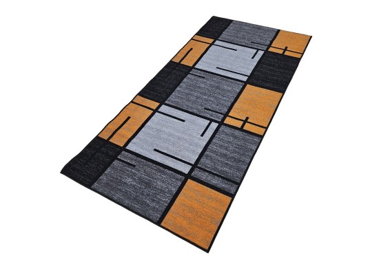 Мокетен килим ERIKA 8010 grey/orange P
